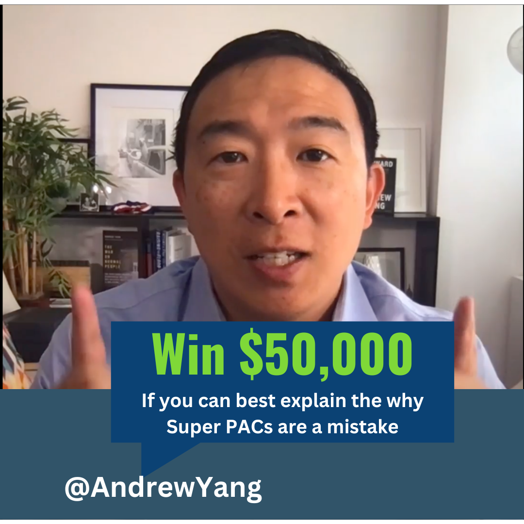 Andrew Yang Explains the Super Pac Video Competition